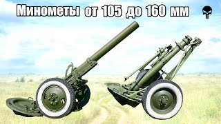 Топ 10 популярных тяжелых минометов Второй мировой войны. От 105 до 160 мм.