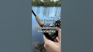 How to troubleshoot baitcasting reel backlash #fishing #fishingtips #bassfishing #howto #baitcaster