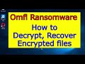 Omfl virus (ransomware). How to decrypt .Omfl files. Omfl File Recovery Guide.