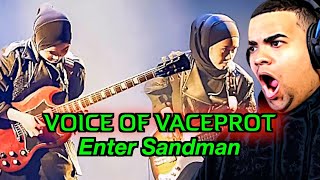 VOICE OF BACEPROT - Enter Sandman *First Time Hearing* REACTION