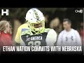 Ethan Nation commits with Matt Rhule and Nebraska Cornhuskers Football | Nebraska Recruiting