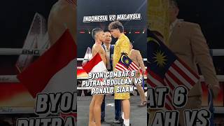 Byon Combat 6‼️, putra Abdullah vs Ronald siaan #boxing #byoncombat #hssports #combatsports #fyp