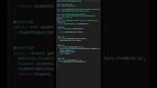 StudentServiceImpl.java | StudentServiceImpl class for Student Management System code in description
