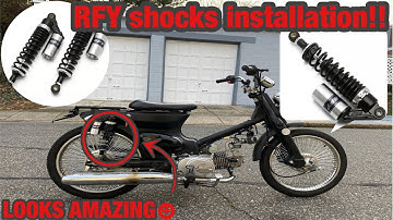 Building my Honda cub part: 1 shocks installation | C50 C70 C90 |