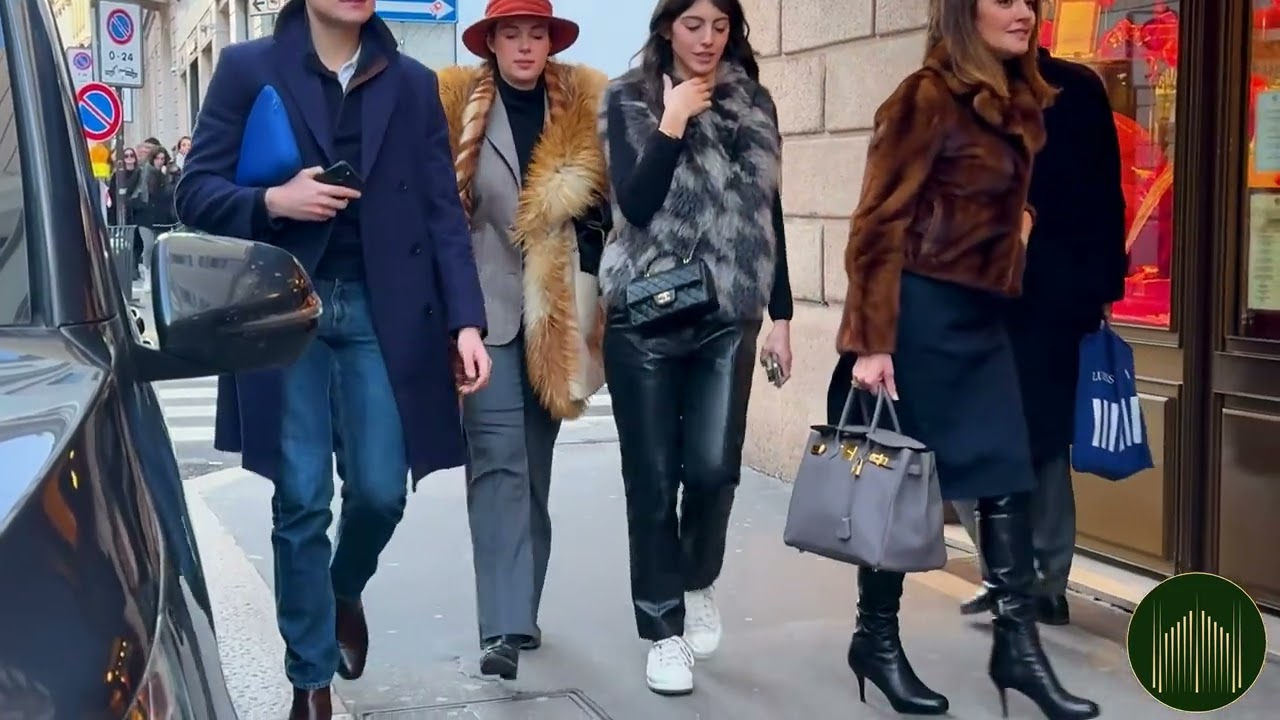 Women in leather or boots fashion street 47
