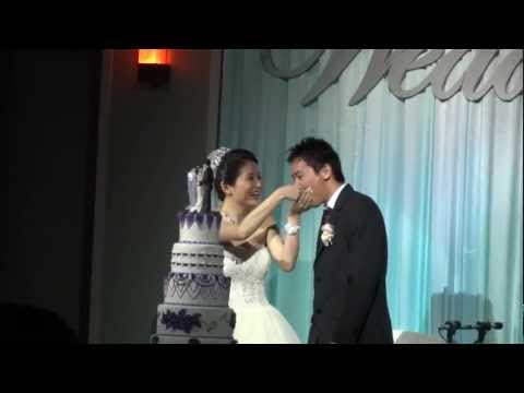 Vicky婚禮 餵新郎