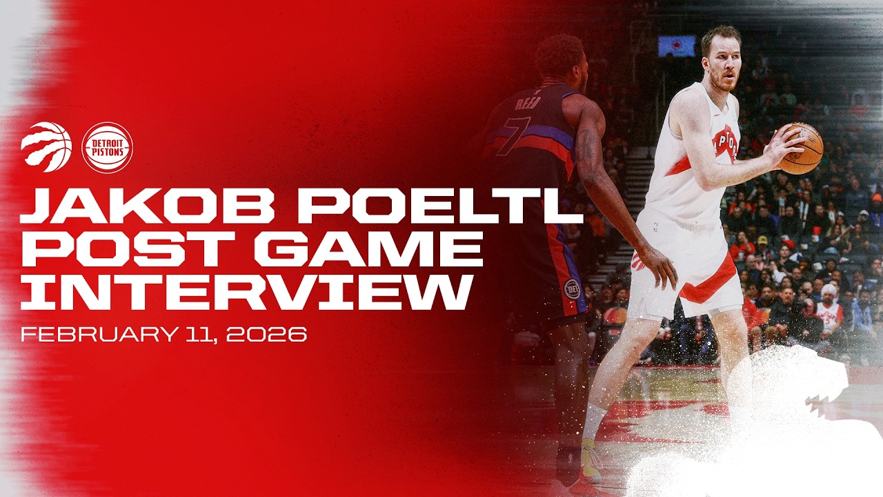 Jakob Poeltl | Post Game vs. Pistons | February 11, 2026