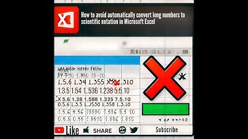 How to avoid automatically convert long numbers to scientific notation in Microsoft Excel