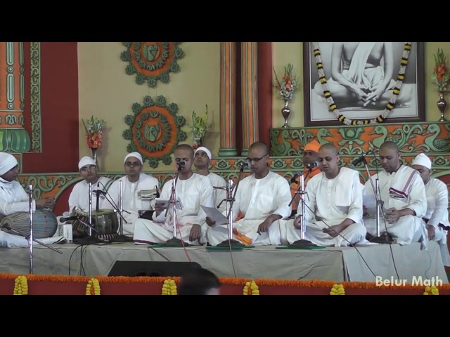 Chanting of Shiva Sankalpa Suktam on Sri Ramakrishna Tithipuja 2017 class=