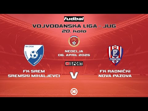 FK Srem (Sremski Mihaljevci) - FK Radnički (Nova Pazova) 0:1 | 06.04.2025