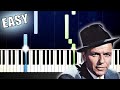 Frank Sinatra - Fly Me To The Moon - EASY Piano Tutorial by PlutaX