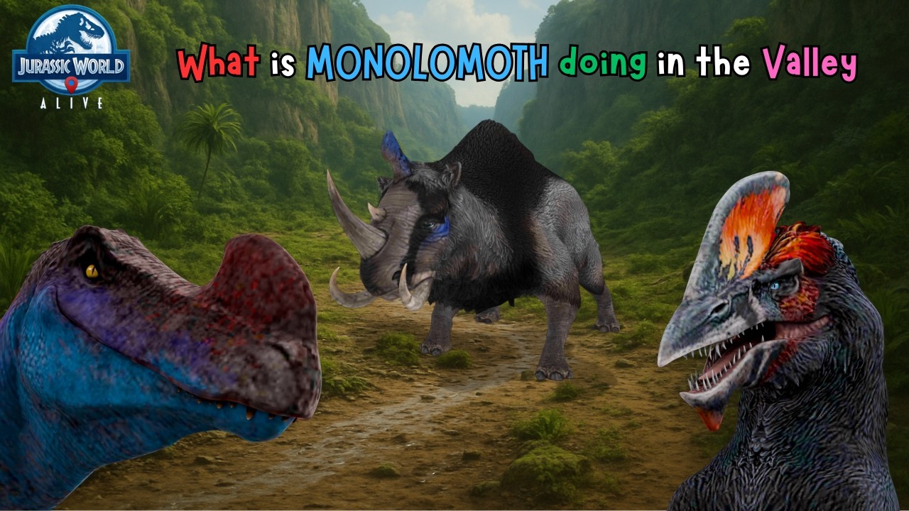 Что делает МОНОЛОМОТ в Долине 😳 | PVP-сражения | Геймплей Jurassic World Alive 668