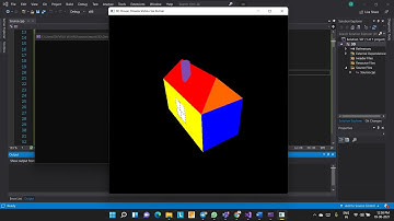 3D House using Open GL.