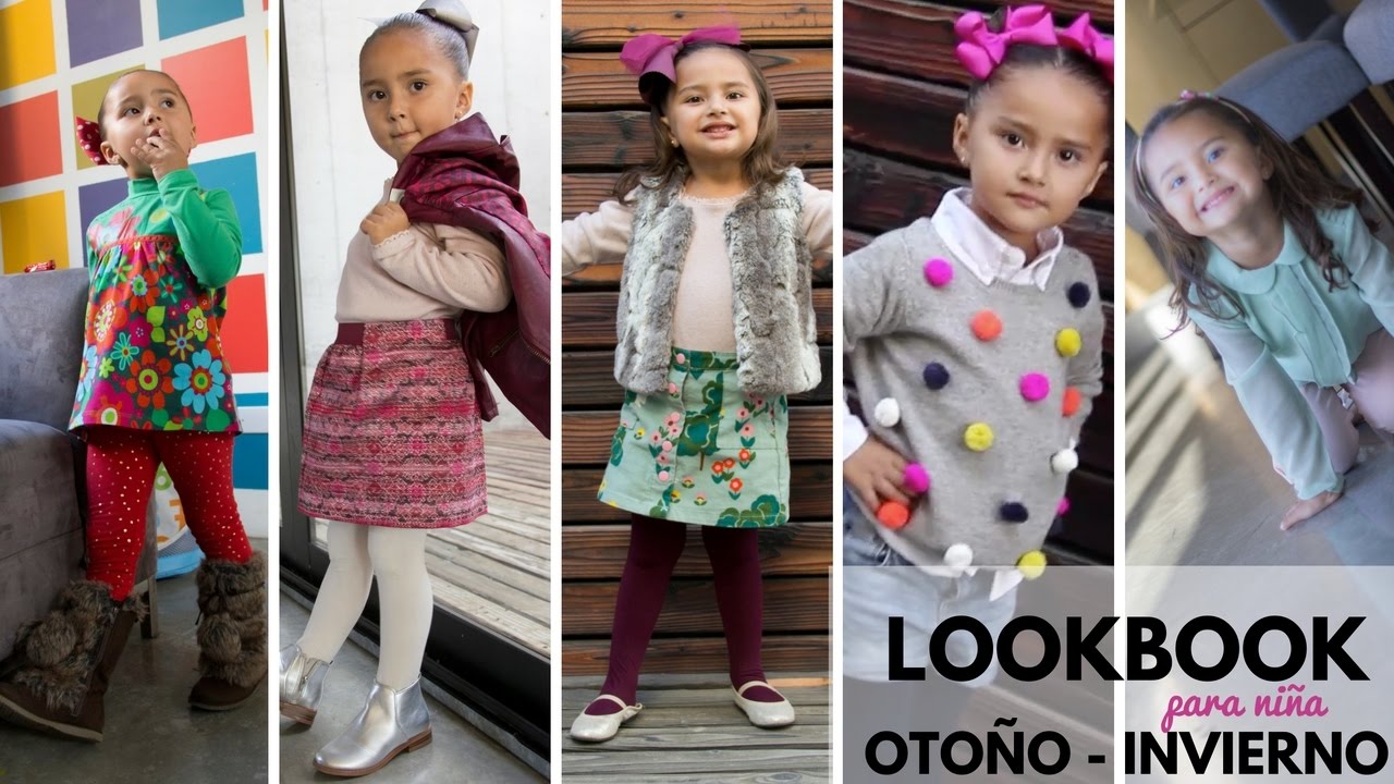 ♥LOOKBOOK: 6 OUTFITS PARA NIÑAS (OTOÑO-INVIERNO 2016)♥ - YouTube