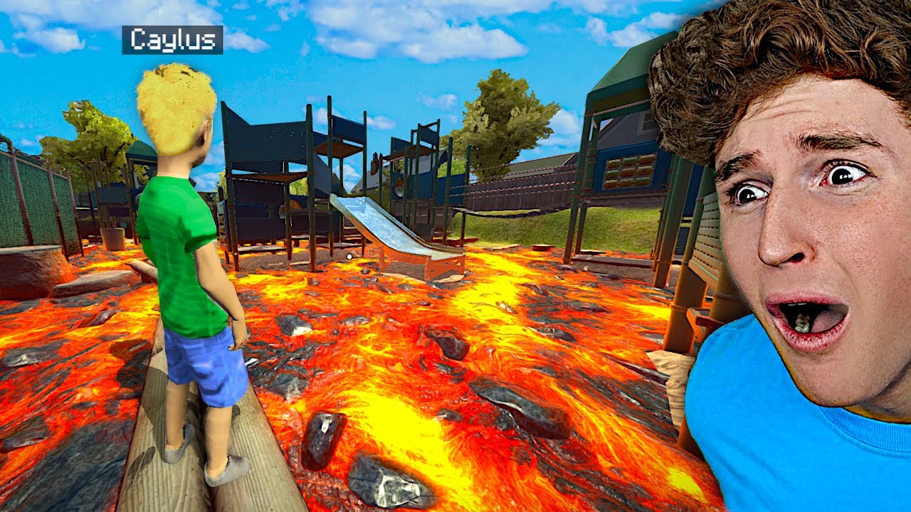 Can You Survive FLOOR IS LAVA On The PLAYGROUND?! YouTube