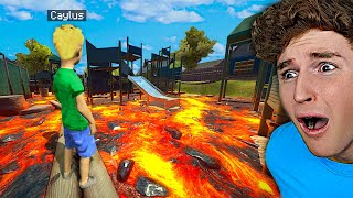 Can You Survive FLOOR IS LAVA On The PLAYGROUND?!