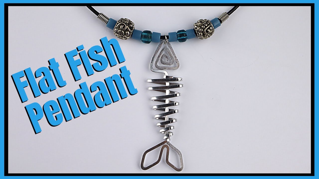 Flat Wire Fish Necklace Tutorial 