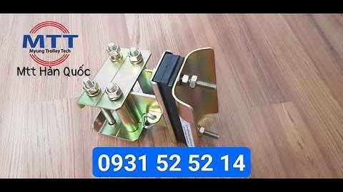 Kẹp cố định treo cáp dầm I cầu trục - Con lăn treo cáp dầm I cầu trục - Ray C cầu trục - Diot sr-60