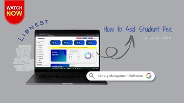 How to Add Student Fee | Libnest Library Management Software Tutorial