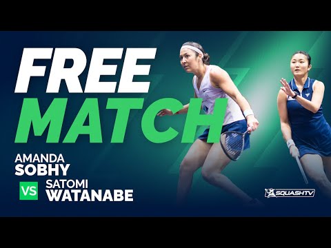 A Historic Title! Satomi Watanabe v Amanda Sobhy: Squash In The Land 2025 Final Replay