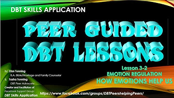 How Emotions Help Us 3-2 for PEER GUIDED DBT LESSONS (Revised Version)