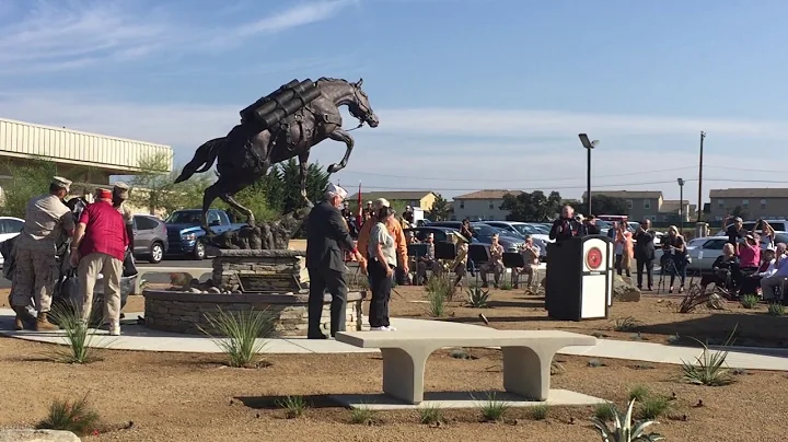 Sgt Reckless Memorial Unveiled