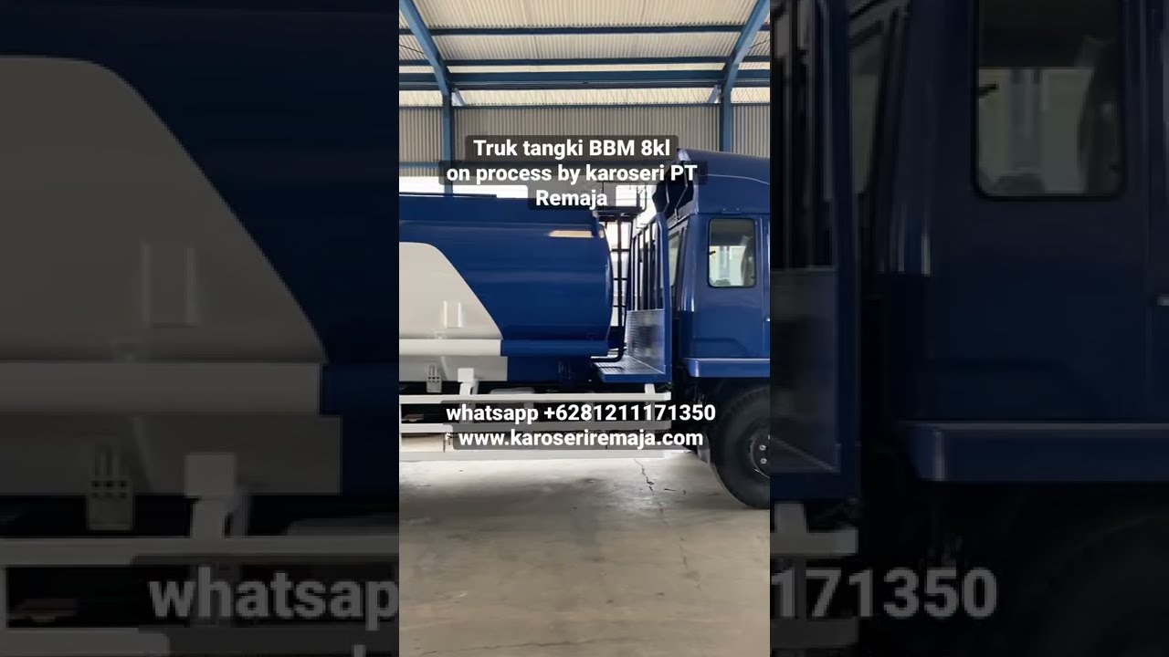 TRUK TANGKI BBM INDUSTRI 8000lt Karoseri PT Remaja Bengkel Karawang. info pemesanan 0812 1117 1350