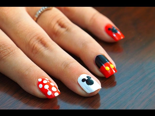 Disney Mickey Mouse Nail Art Decal Sticker Water Transfer Slider | eBay