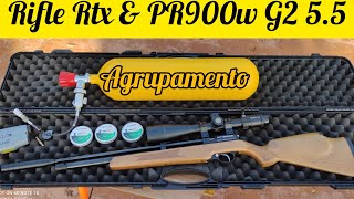 CARABINA PR900W G2 ARTEMIS RIFLE RTX LIGTH, MEDIUM E HEAVY 5.5 AGRUPAMENTO PCP DE ENTRADA