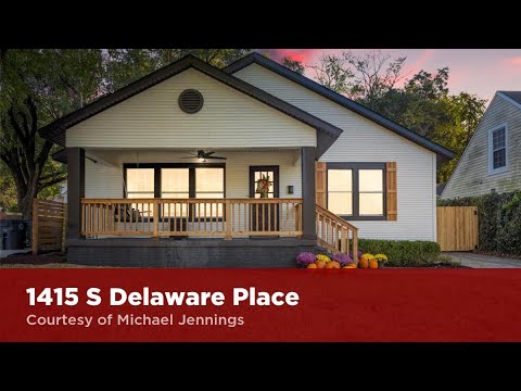 1415 S Delaware Place, Tulsa, OK home video tour