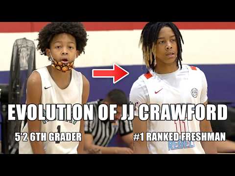 EVOLUTION OF #1 RANKED FRESHMAN JJ CRAWFORD!