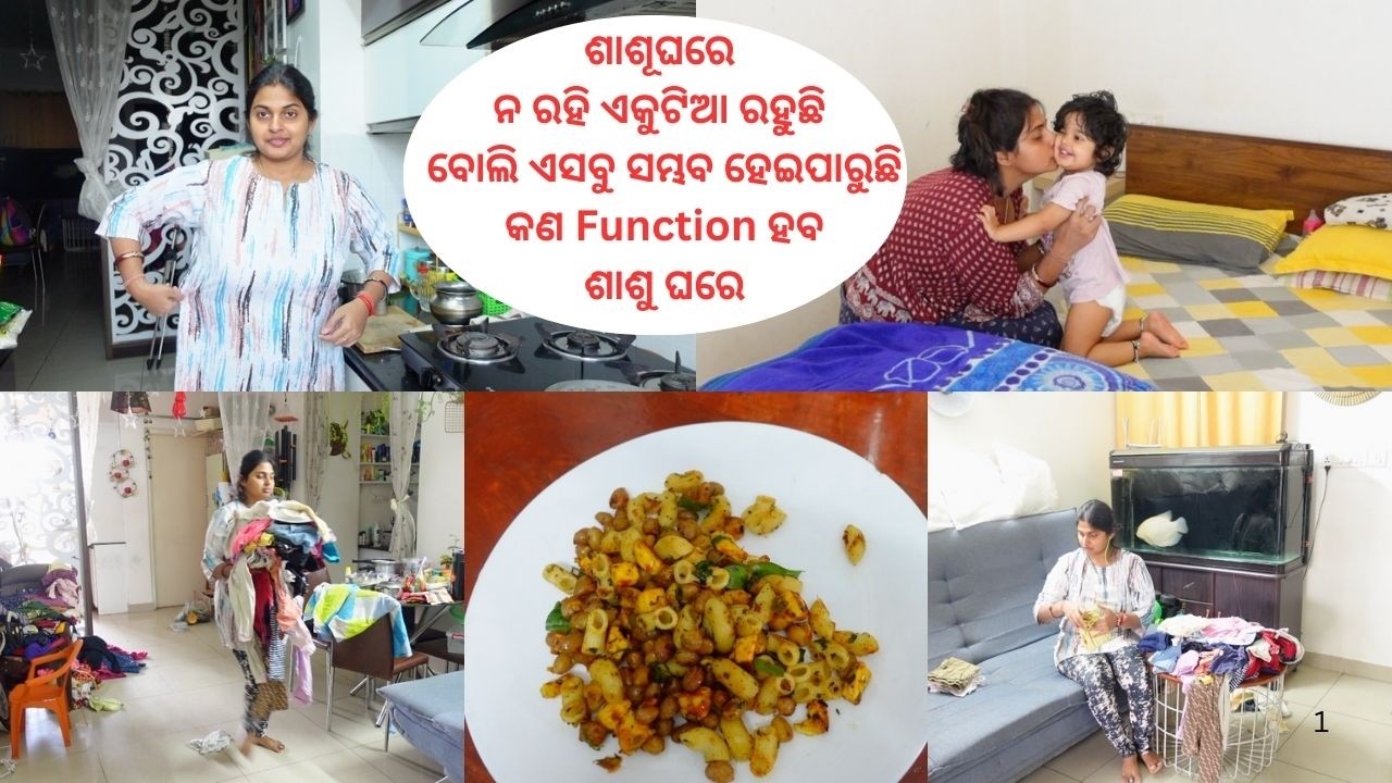 ଶାଶୂଘରେ ନ ରହି ଏକୁଟିଆ ରହୁଛି ବୋଲି ଏସବୁ ସମ୍ଭବ ହେଇପାରୁଛି |କଣ Function ହବ ଶାଶୁ ଘରେ |odia vlog