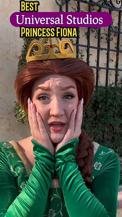 Best! Fiona! Shrek Meet and Greet! Universal Studios! #shrek #universalparks #shortvideo
