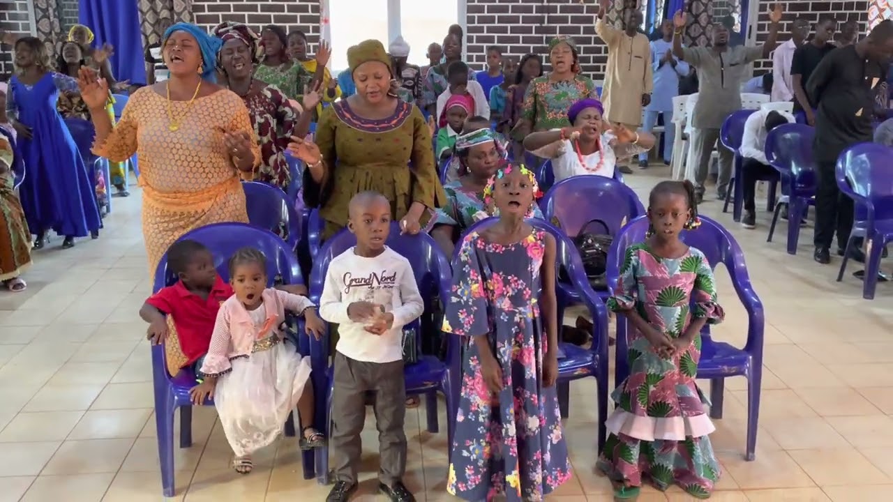 Little girl worshiping Jesus in the Sahara Desert region.