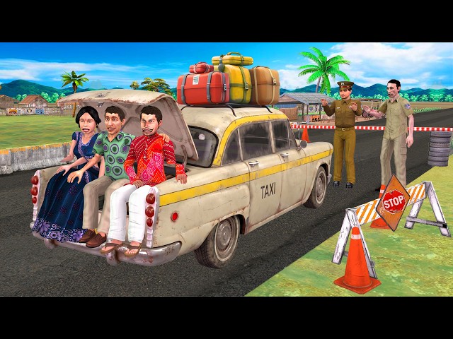 Lachi Parivaar Yatra Road Trip Overload Taxi Stopped Hindi Kahani Moral Stories Funny Comedy Video