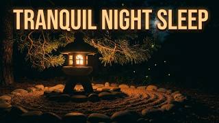 Cricket Sounds For Sleeping | Pitch Black Screen Sleep | Pine Forest Night Sounds | Zen Sleep Sounds