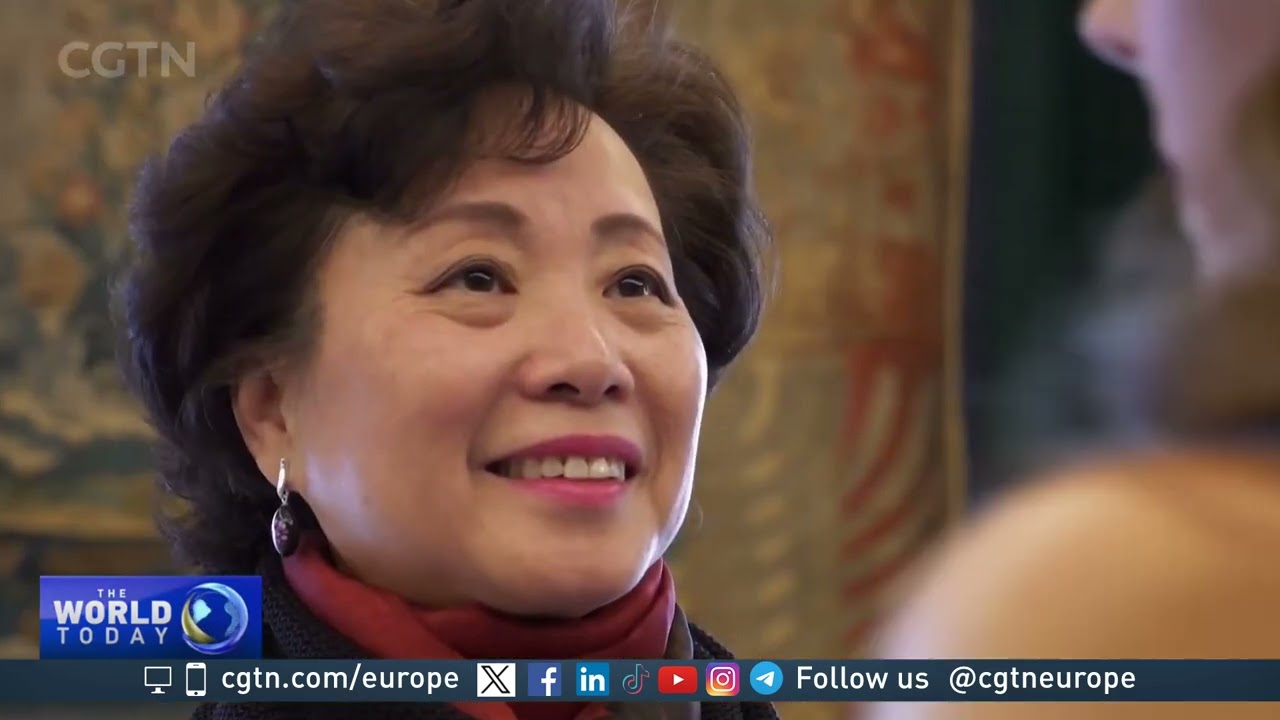 Spanish opera singer Estibaliz Martyn performs in Chinese