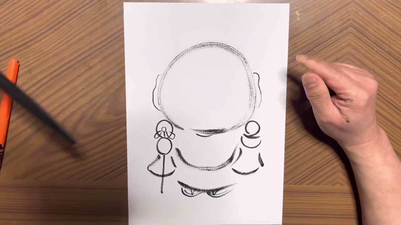 お地蔵さんを描こう！ - YouTube