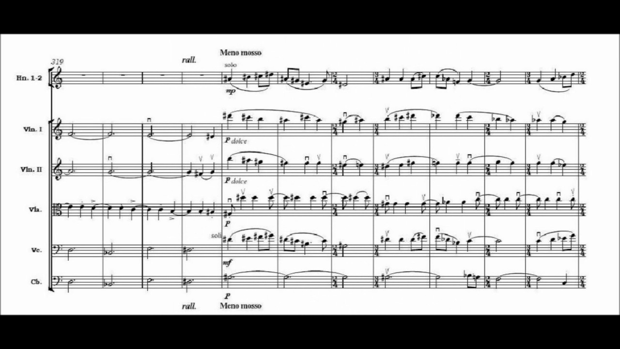 Jay Greenberg Symphony No. 5 (Audio + Score) YouTube