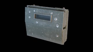 Lowpoly Tower Shield in Blender