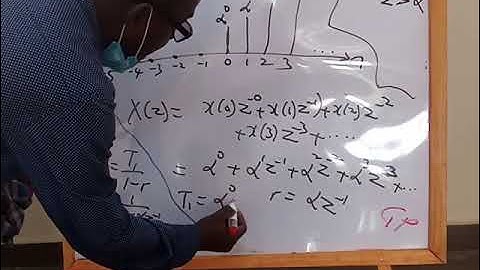 Advanced Digital Signal Processing (ADSP) PUE3122 SECTION B by Dr. A.R Zubair Video 2b