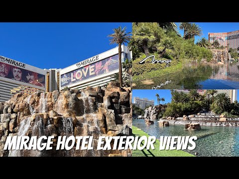 Morning Views Mirage Hotel & Casino Exterior Highlights | Las Vegas Hotels | Las Vegas, Nevada