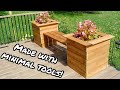 Simple Planter Bench - DIY