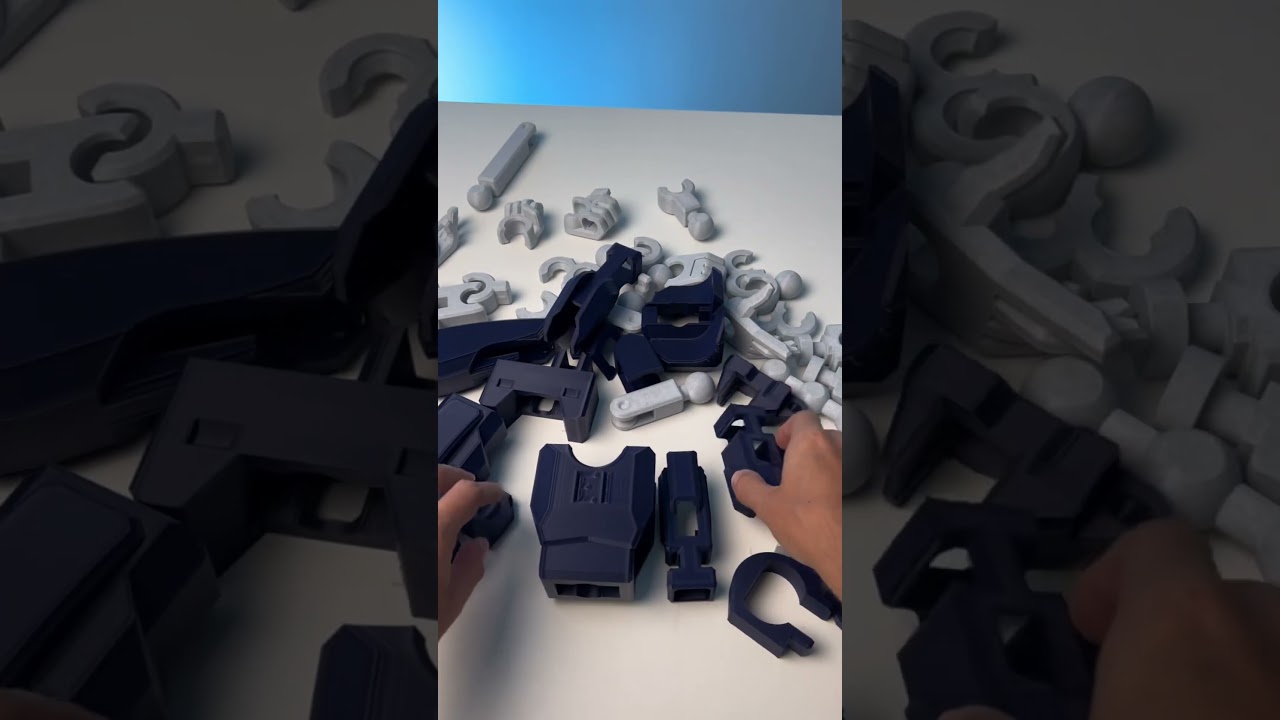 BONECO ARTICULADO GIGANTE IMPRESSO 3D