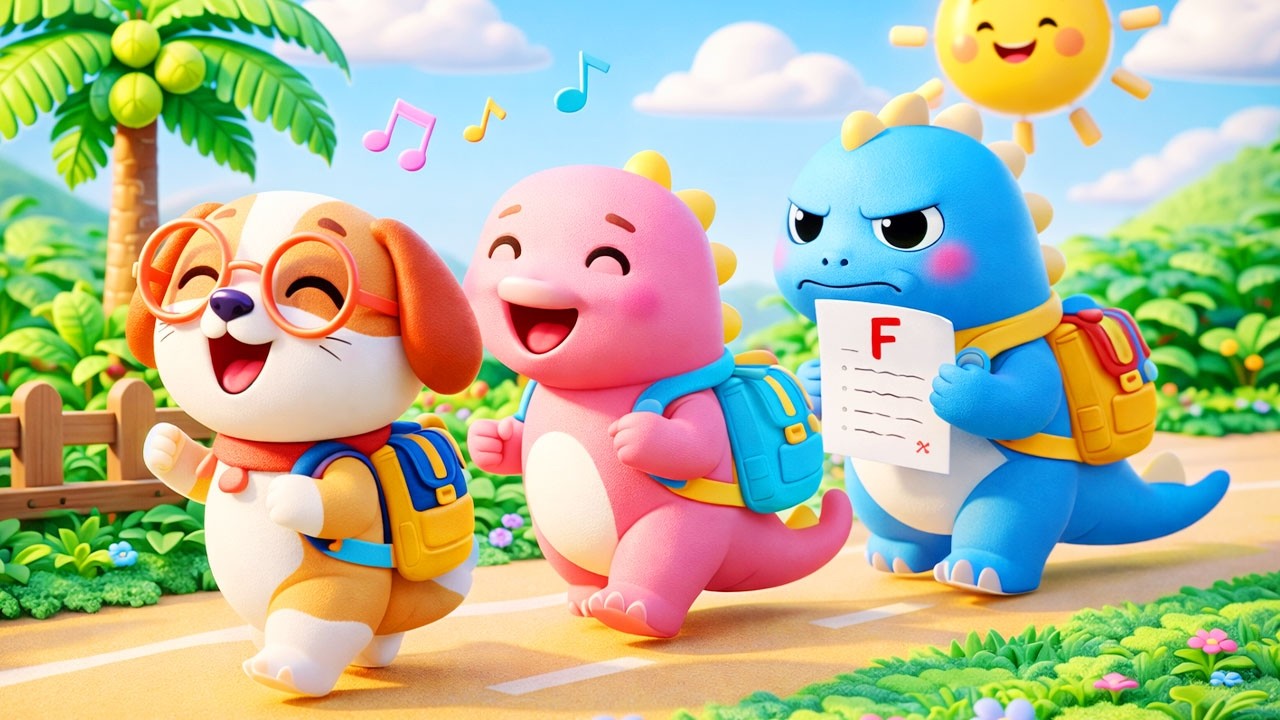 NÔNG TRẠI VUI VẺ - KHỦNG LONG CON ĐI HỌC REMIX - Liên Khúc Ca Nhạc Thiếu Nhi Remix Vui Nhộn