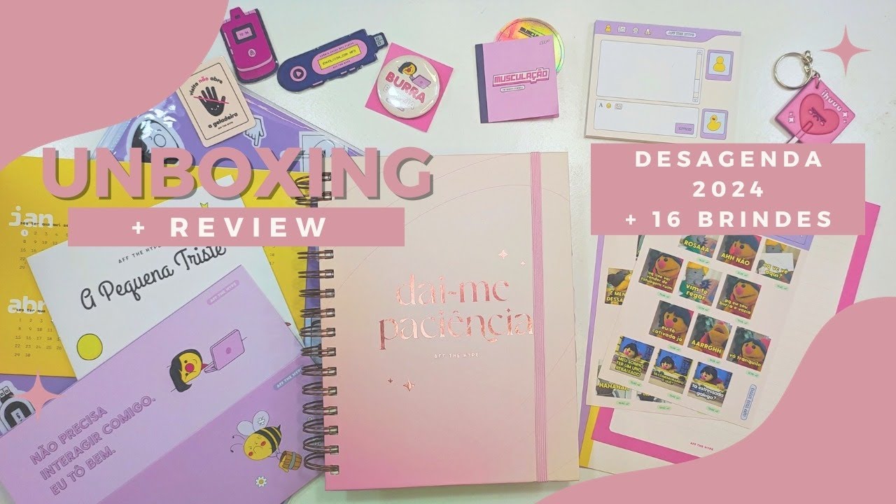 Unboxing + Review: Desagenda Dai-me Paciência 2024 da Aff The Hype