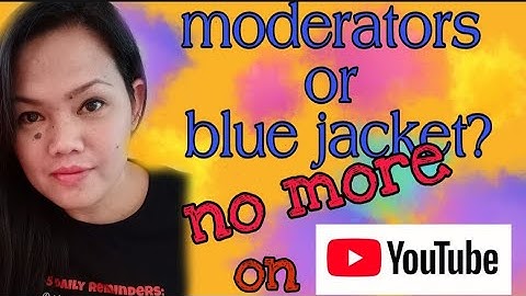 Paano MagRemove ng Moderators or Blue Jacket sa Youtube Channel Mo | for beginners
