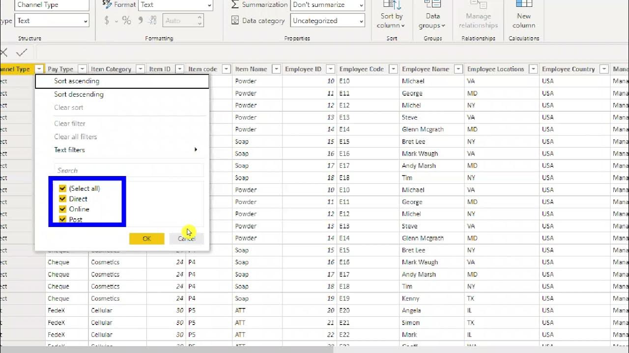 Filter Functions in DAX Calculate Calculate table Filter ALL