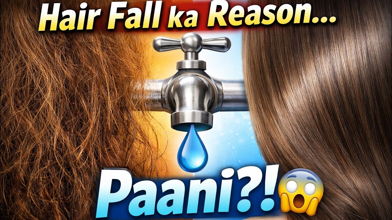 Hair Fall Ka Real Reason: Hard Water | Easy DIY Fix at Home