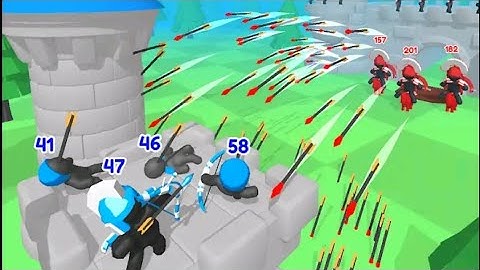 Merge Archers Castle defence game || Super gameplay